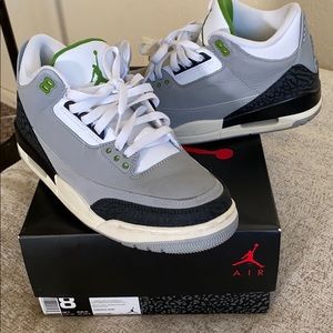 Green retro 3 Jordan